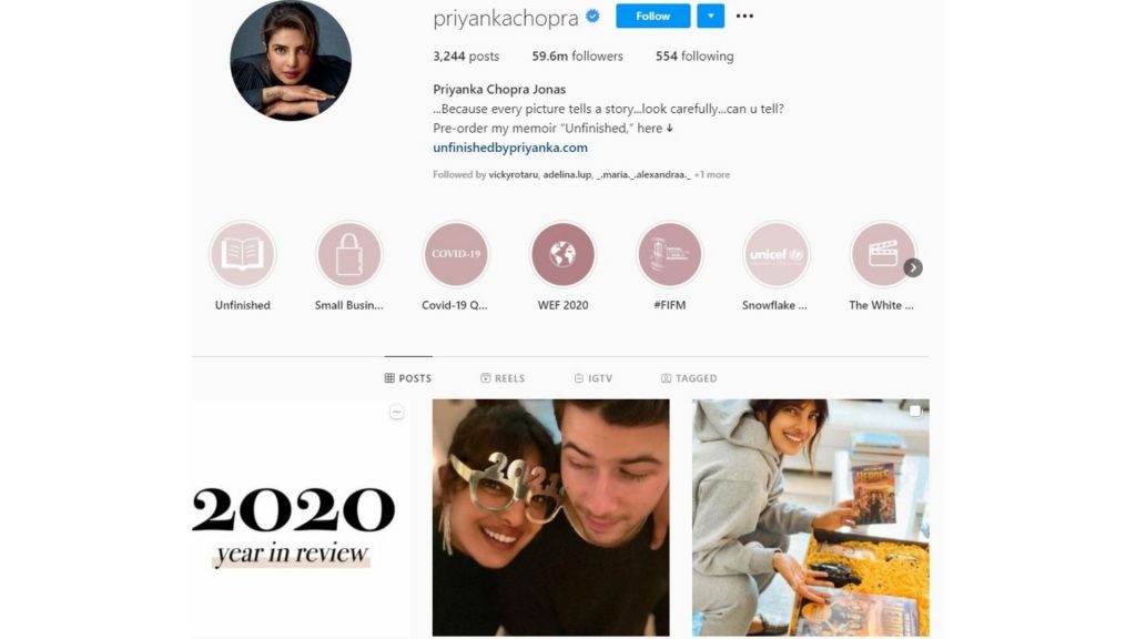 Priyanka chopra jonas instagram