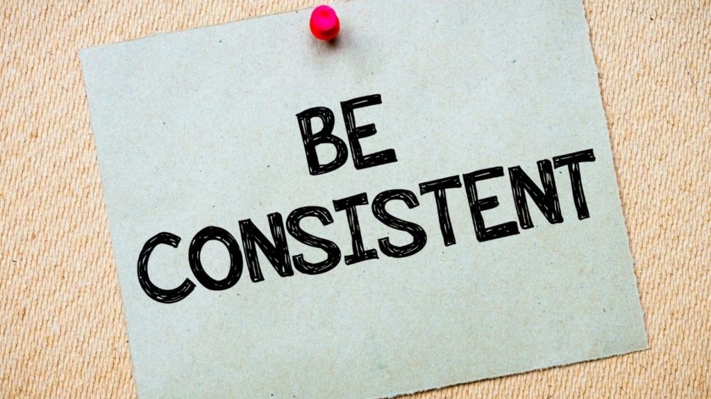 Be consistent pinned note