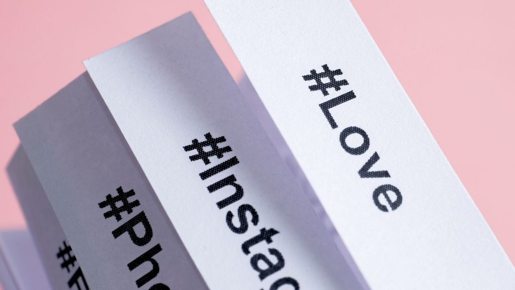 Hashtags love